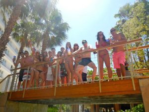 Us at our Bachelor / Bachelorette Party in May in Las Vegas 