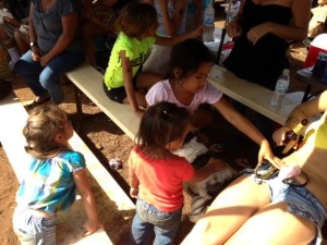 Just chilling with my entourage on a Sunday..no big deal. 